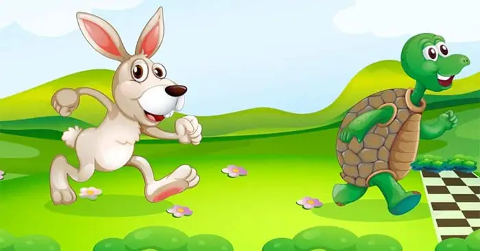 Kể sáng tạo câu chuyện Rùa và Thỏ