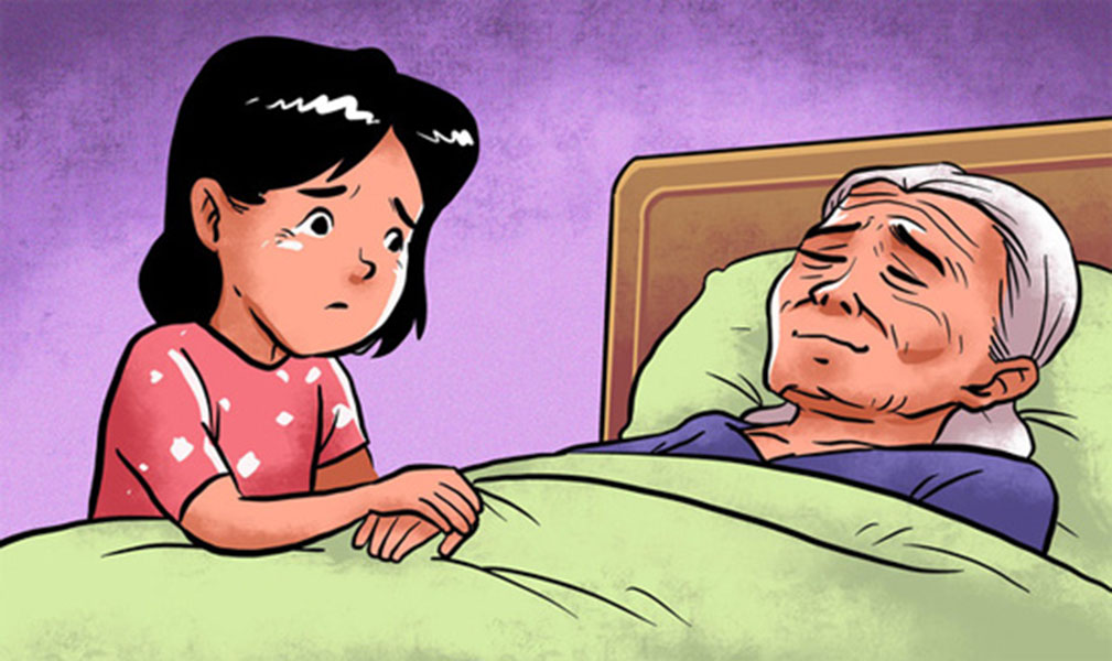 Tả bà nội của em - Văn mẫu lớp 5 Tả bà nội của em - Văn mẫu lớp 5