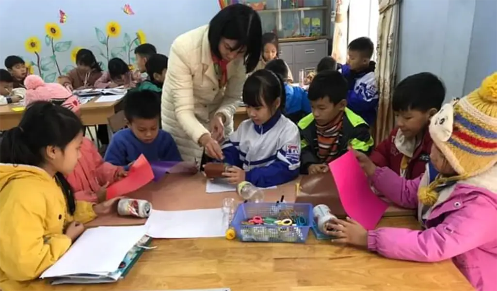 Viết về một tiết học mĩ thuật