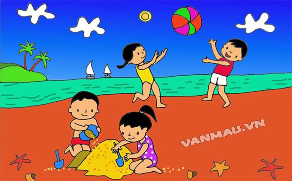 Viết về những ngày hè của em