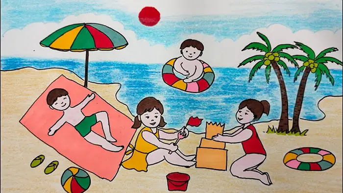 Viết về những ngày hè của em